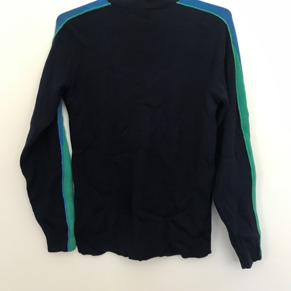 BOGNER NAVY ALPINE WOOL CREWNECK SKI SWEATER Size Small - Picture 10 of 16